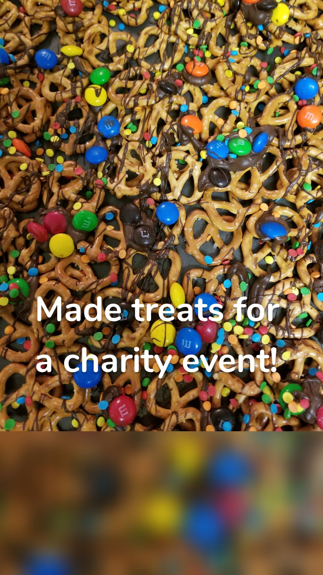 Made treats for a charity event!